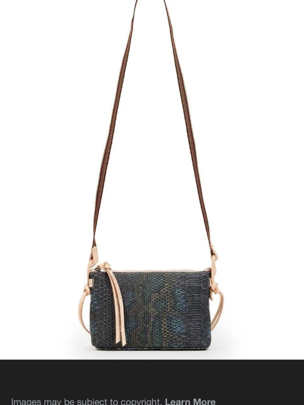 Consuela Rattler Crossbody 8x5 zip closure - Picture 2 of 8